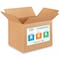 Idl Packaging 8 in x 6 in x 6 in Shipping Box, Kraft, Corrugate, Single Wall, 200#, 10 PK B-866-10 - alternate 1